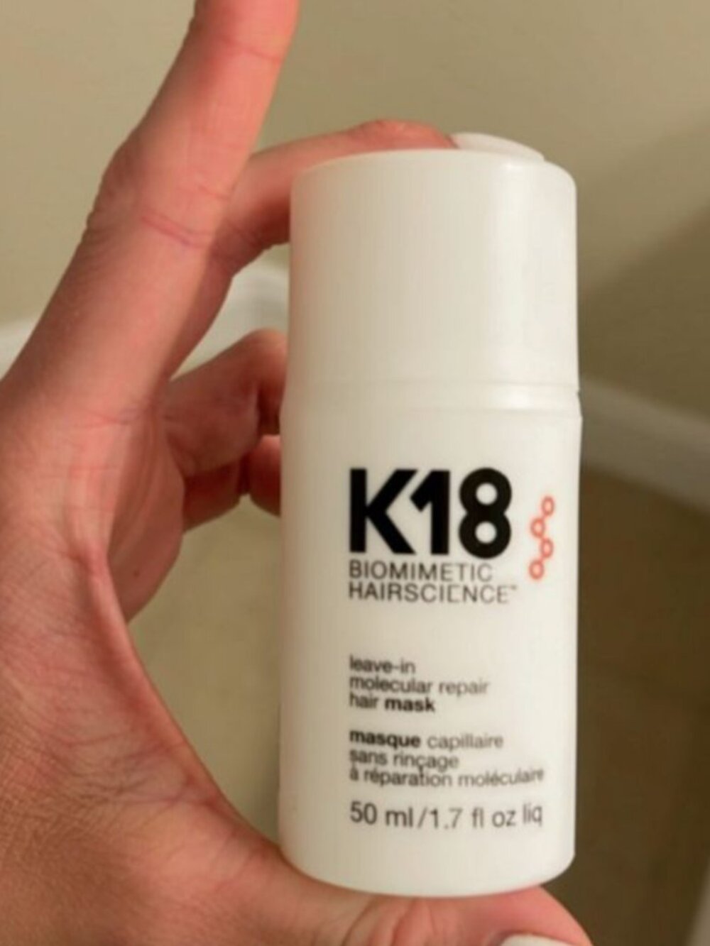 K18 Leave In Molecular Repair Hair Mask Biomimetic Hairscience 50 ml / 1.7 oz